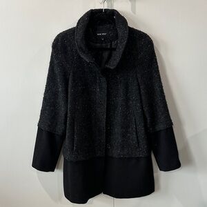 Nine West Women's Textured Black Jacket